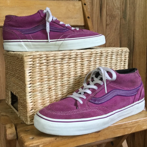 purple suede old skool vans